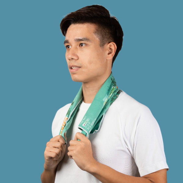 Hiking Towel - Green Map