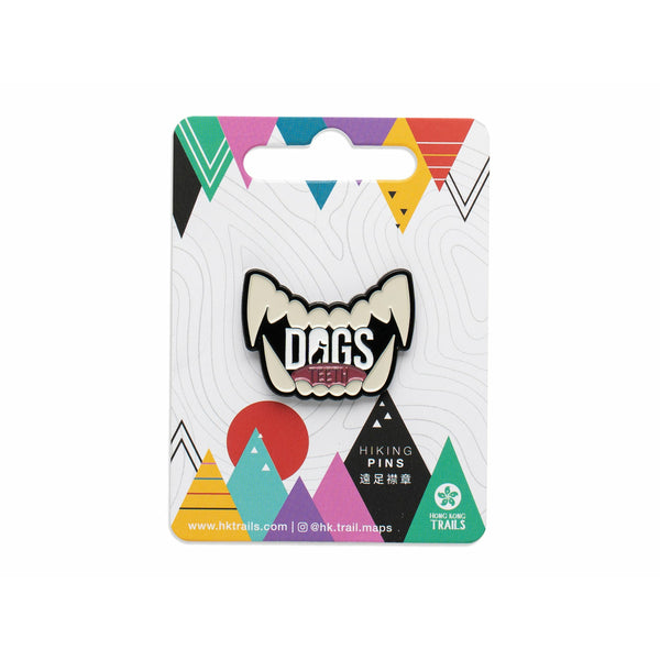 Hiking Enamel Pin-Dog's Teeth