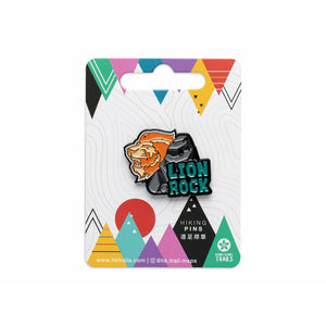 Hiking Enamel Pin-Lion Rock