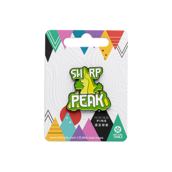 Hiking Enamel Pin-Sharp Peak