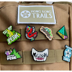 Hiking Enamel Pin-Twins
